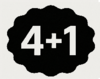 4+1