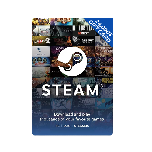Steam Gift Card Code $5.8 24,000₮