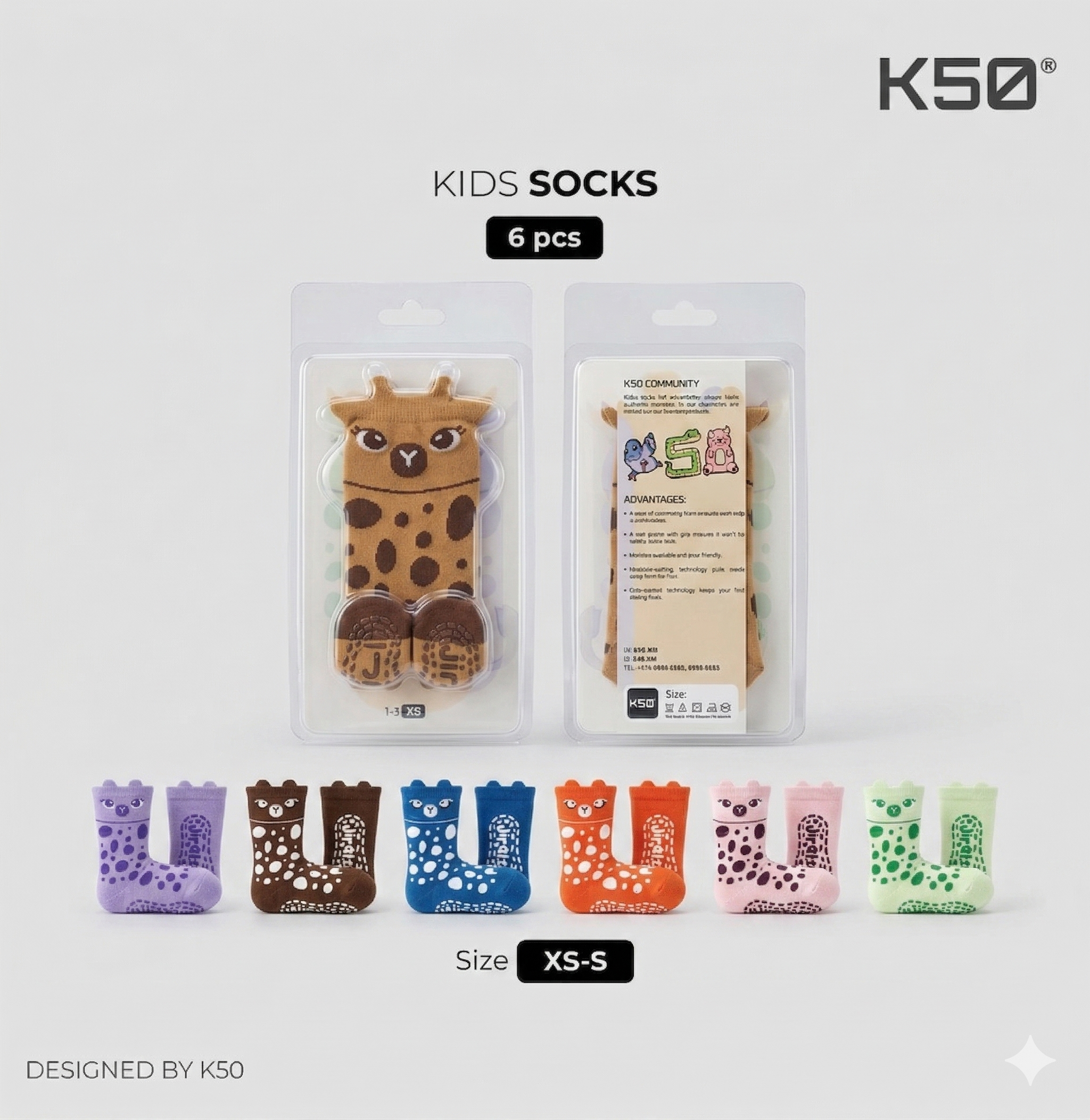 Jirelzuur Socks 5pcs