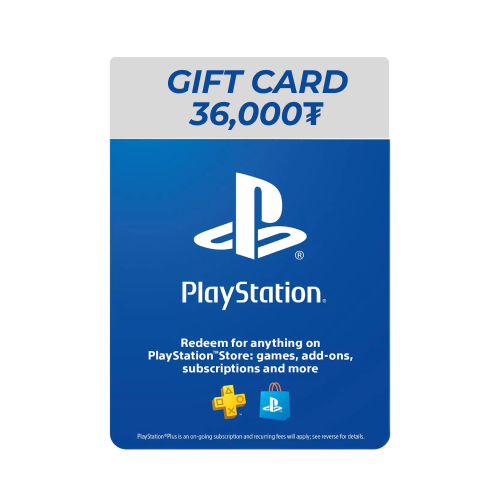 Playstation Gift Card Code $10 36,000₮