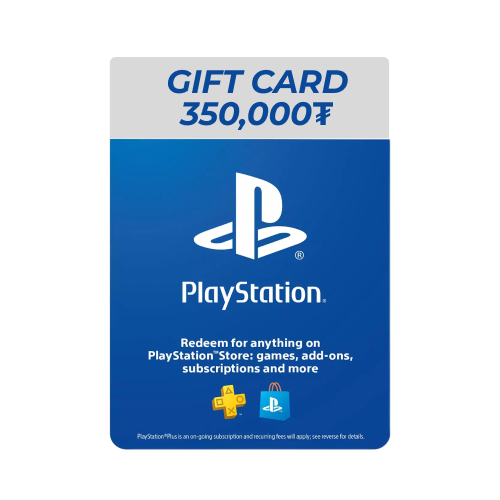 Playstation Gift Card Code $100 350,000₮