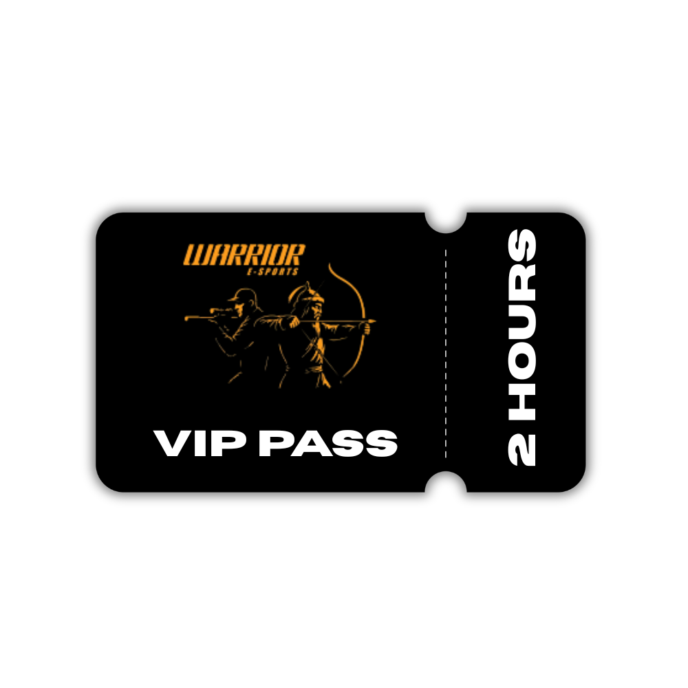 Warrior E-Sports VIP Pass 2 Hours