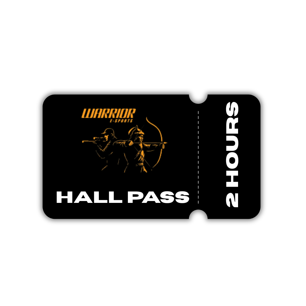 Warrior E-Sports Hall Pass 2 Hours