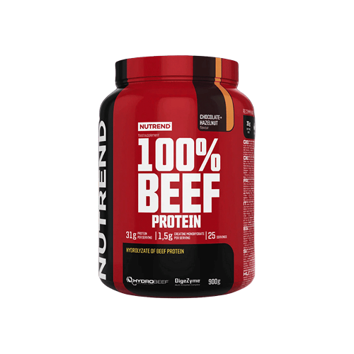 BEEF PROTEIN, 900 g, Chocolate+Hazelnut