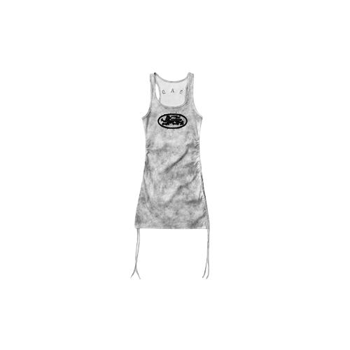 Lion Patch Tank Mini Dress