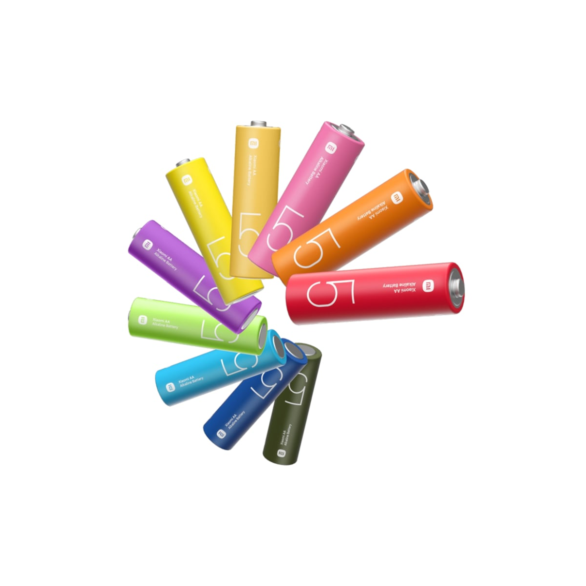 Mi AA Rainbow Batteries (10 Count)