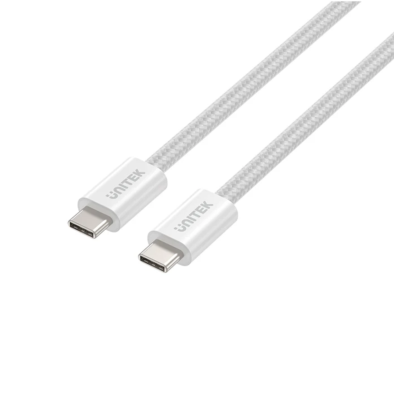 Unitek PD100W Magnetic USB-C to USB-C Cable, 1m, White