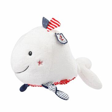 Heatable soft toy whale