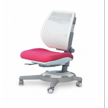 Y1018 ULTRABACK CHAIR (WHITE BACK/PEACH FABRIC) STAINLESS STEEL