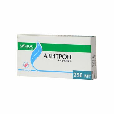 Азитрон 250мг №10