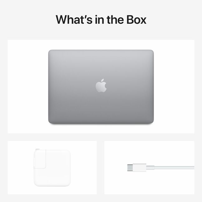 Apple MacBook Air 13.3 M1-Chip 8GB 256GB Space Gray MGN63ZA/A