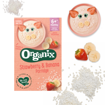 Organix Strawberry & Banana Porridge