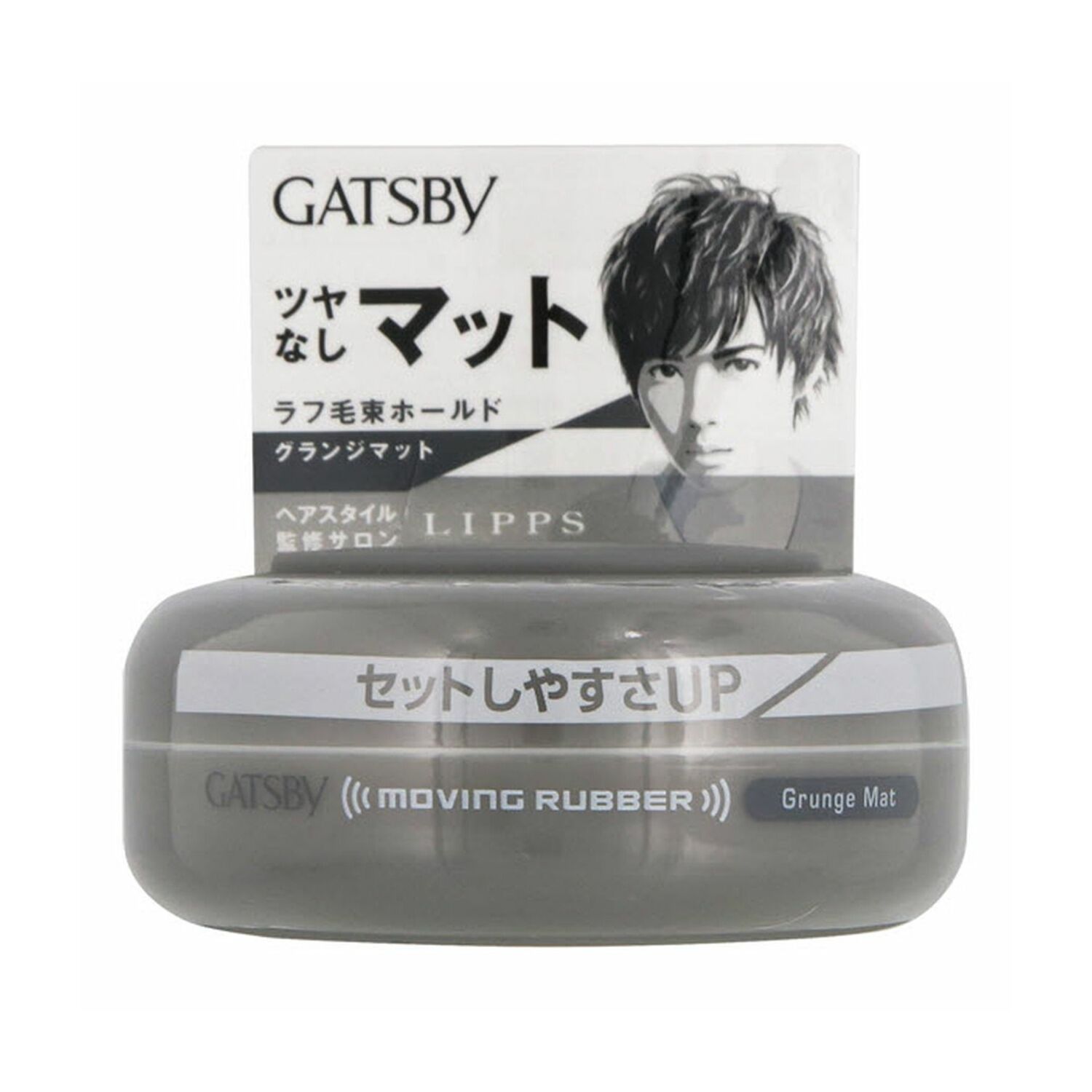 Gatsby G  бөөрөнхий вакс  саарал мат 80г