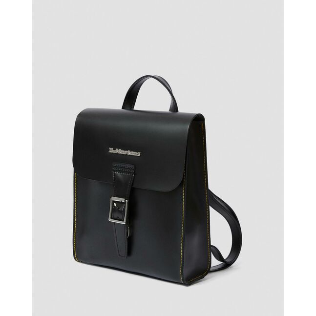 BACKPACKS MINI LEATHER BACKPACK BLACK KIEV