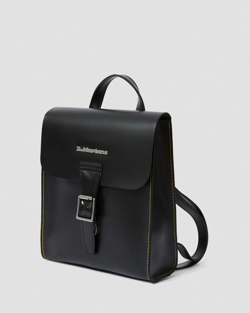 BACKPACKS MINI LEATHER BACKPACK BLACK KIEV