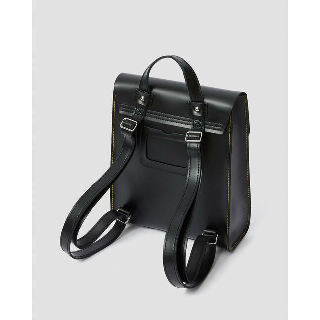 BACKPACKS MINI LEATHER BACKPACK BLACK KIEV