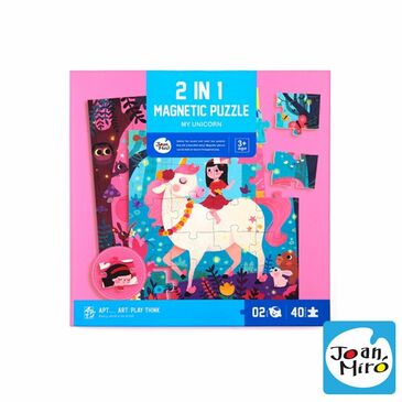 2 in 1 magnetic puzzle-My unicorn