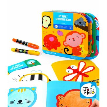 my first coloring book: animals