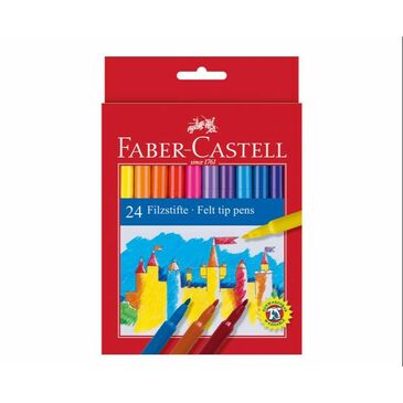Fibre-tip pen Castle Cardboardbox 24pc