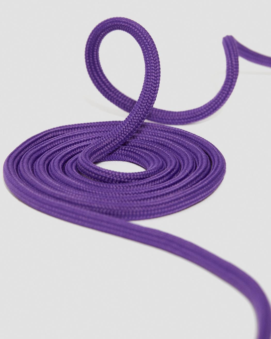LACES 140CM PURPLE ROUND LACE 8-10I - EA 
