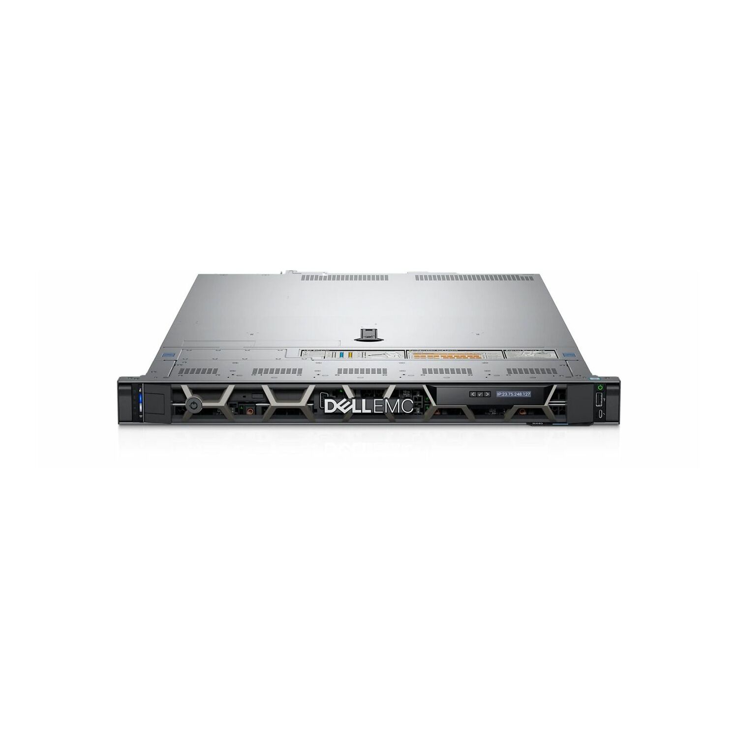 Dell PowerEdge R440 Intel Xeon Silver 4210R 2.4G 8GB*2 1.2TB*2 SAS HDD server