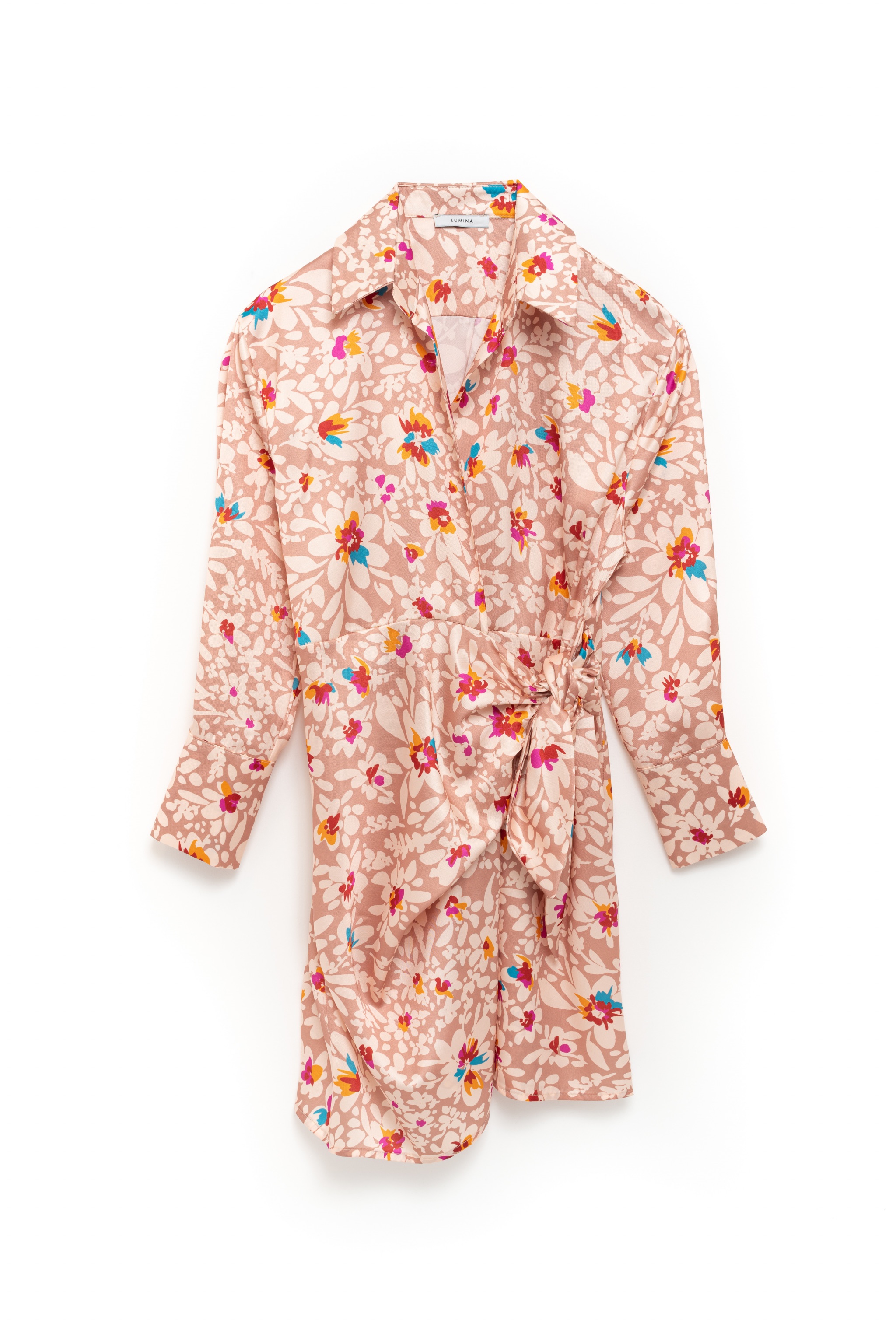 Цэцгэн хээтэй бүстэй даашинз