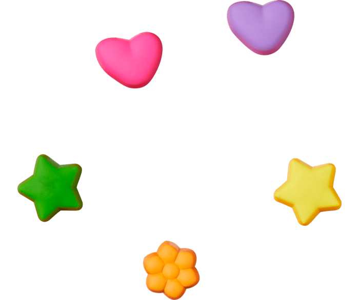 Juicy Gem Sandal Backer 5 Pack