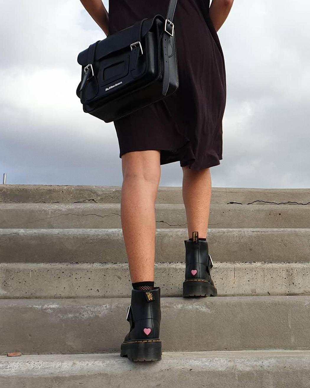 11 LEATHER SATCHEL BLACK+BLACK KIEV & SMOOTH