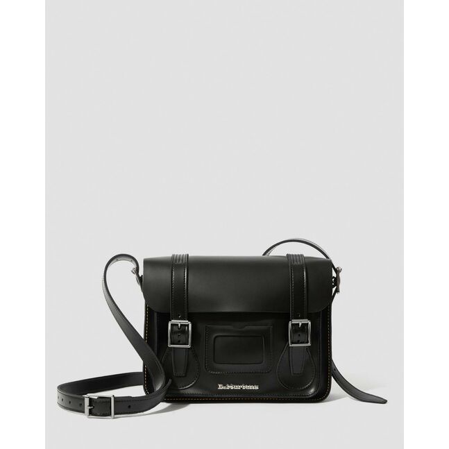 11 LEATHER SATCHEL BLACK+BLACK KIEV & SMOOTH