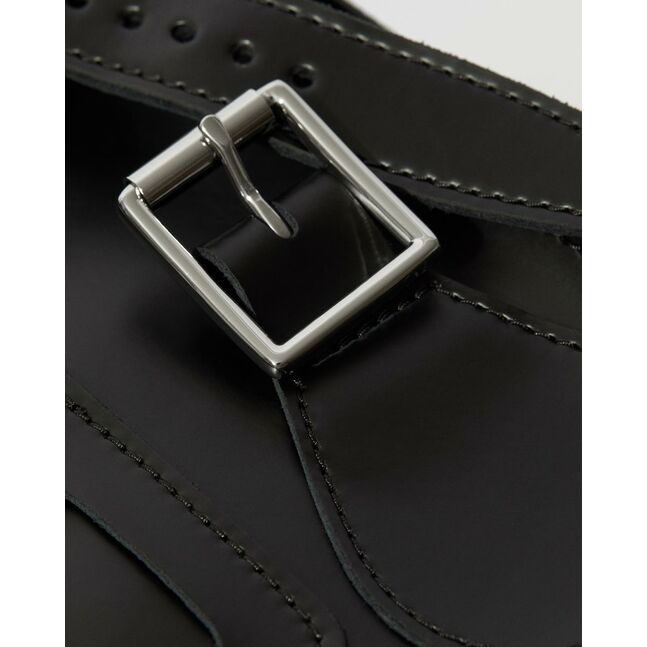 11 LEATHER SATCHEL BLACK+BLACK KIEV & SMOOTH