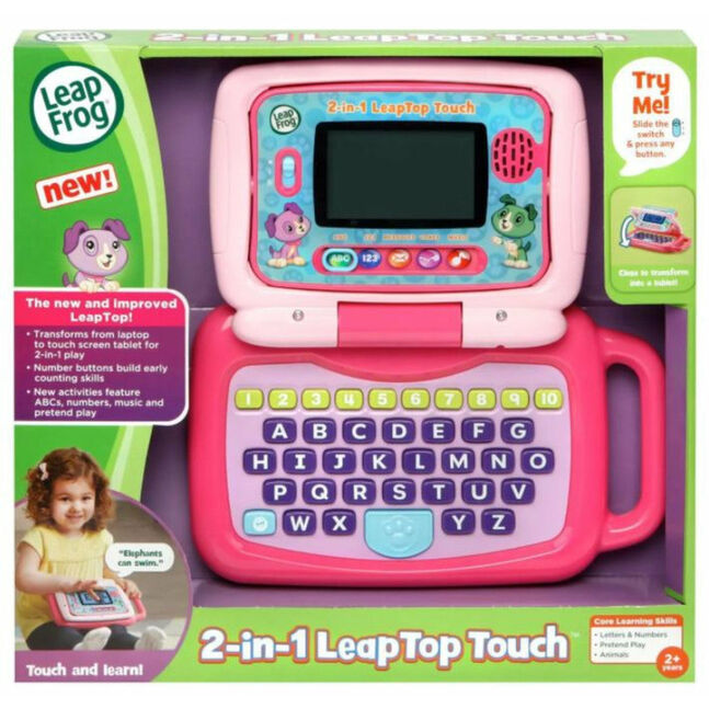 LEAPFROG 2-in-1 Leaptop Touch Pink