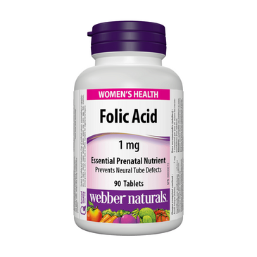 Фолийн хүчил 1мг №90 Webber Naturals
