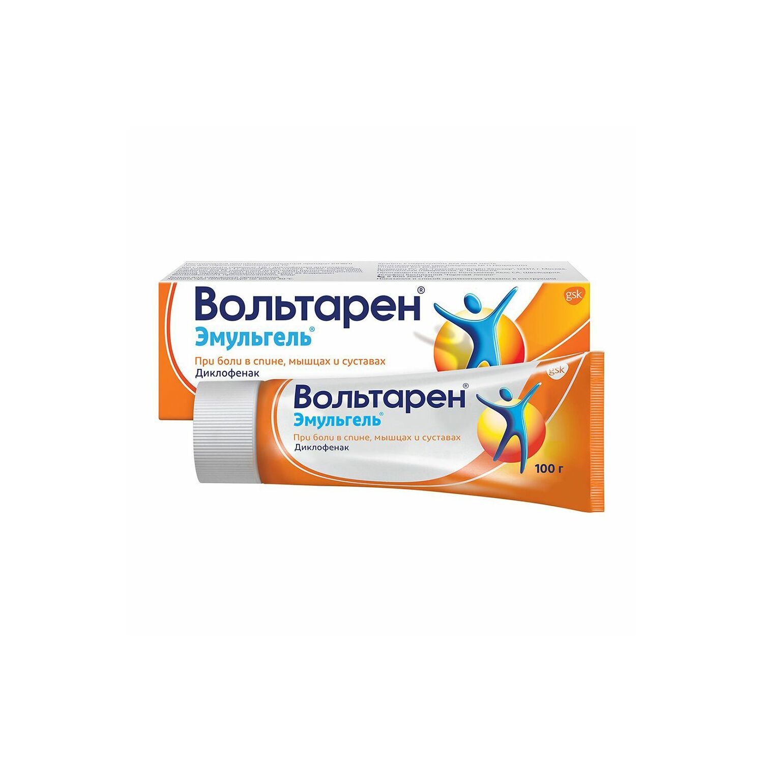 Вольтарен Эмульгель 1% 100гр №1
