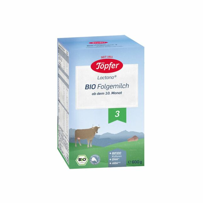 Topfer сүү органик N3 600гр №1