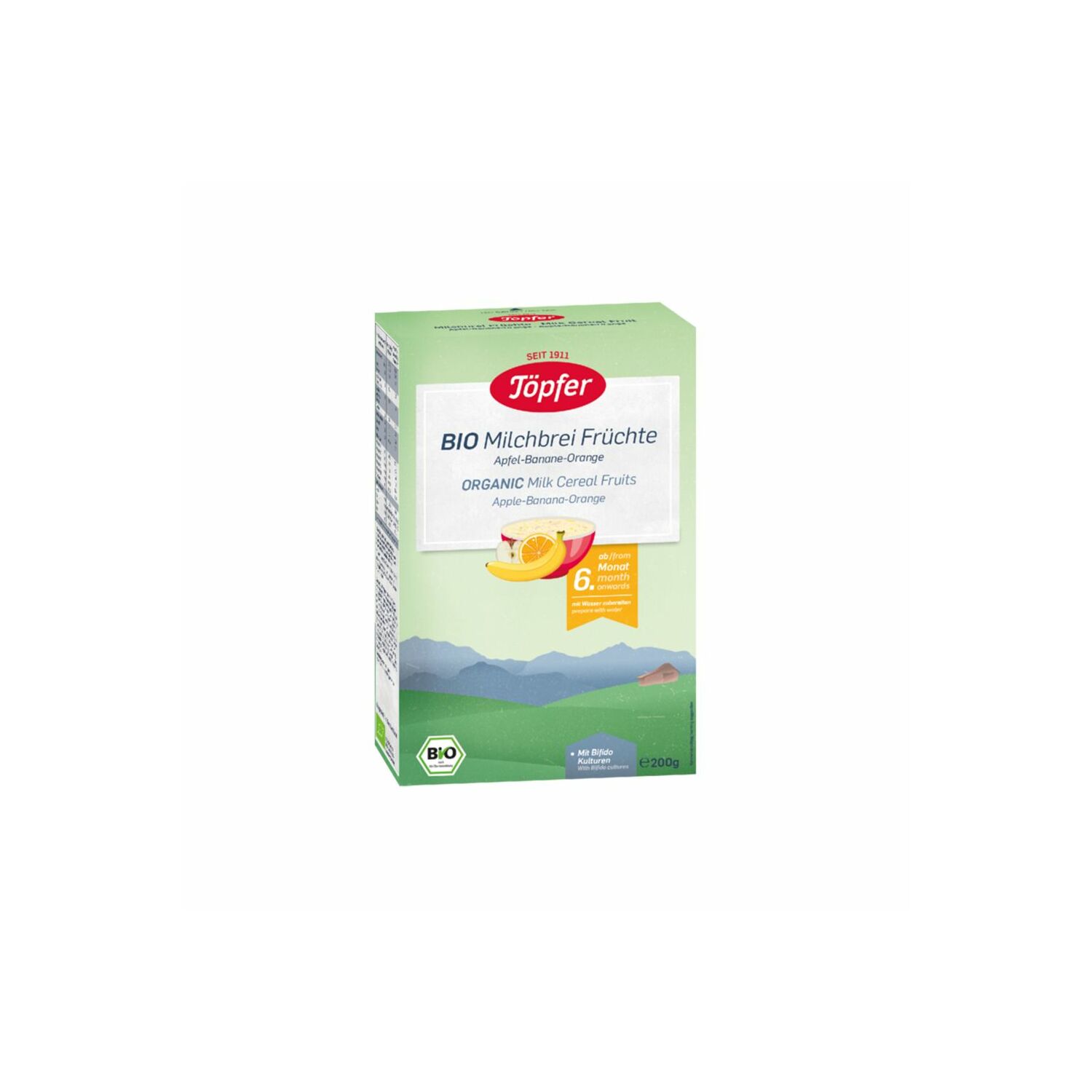 Topfer каш алим банана оранж 6+ 200гр №1