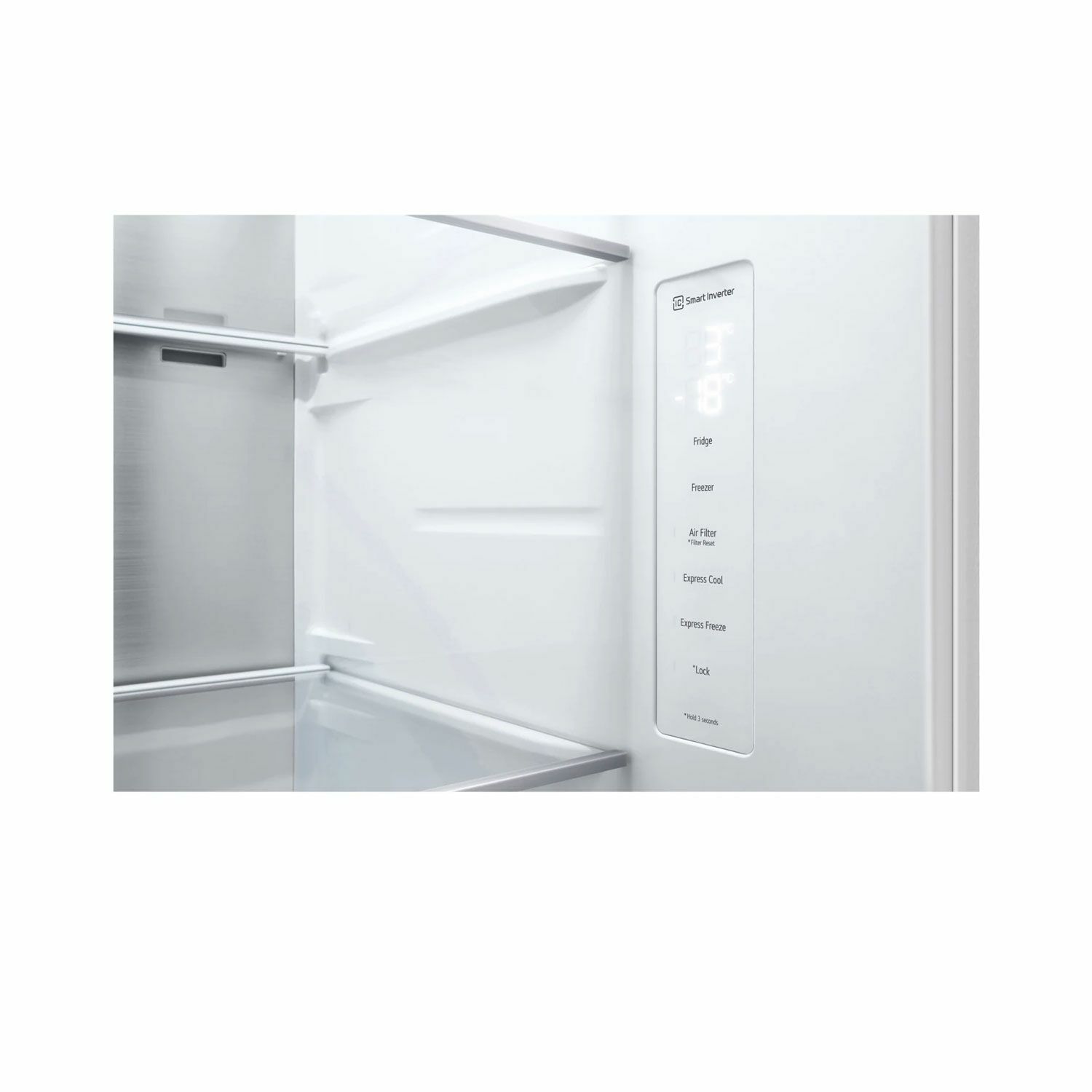 LG 647л багтаамжтай 2 хаалгатай хөргөгч DoorCooling+ Smart Inverter Motor, Sanitary Filter, Metal Fresh, Fresh Balancer GC-B257SQZV
