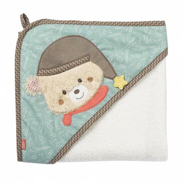 Hooded bath towel bear