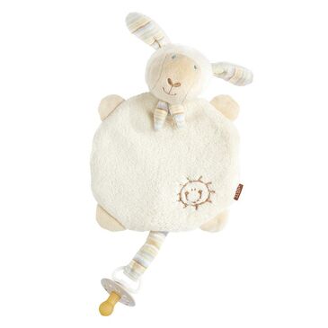 Comforter sheep pacicifier holder