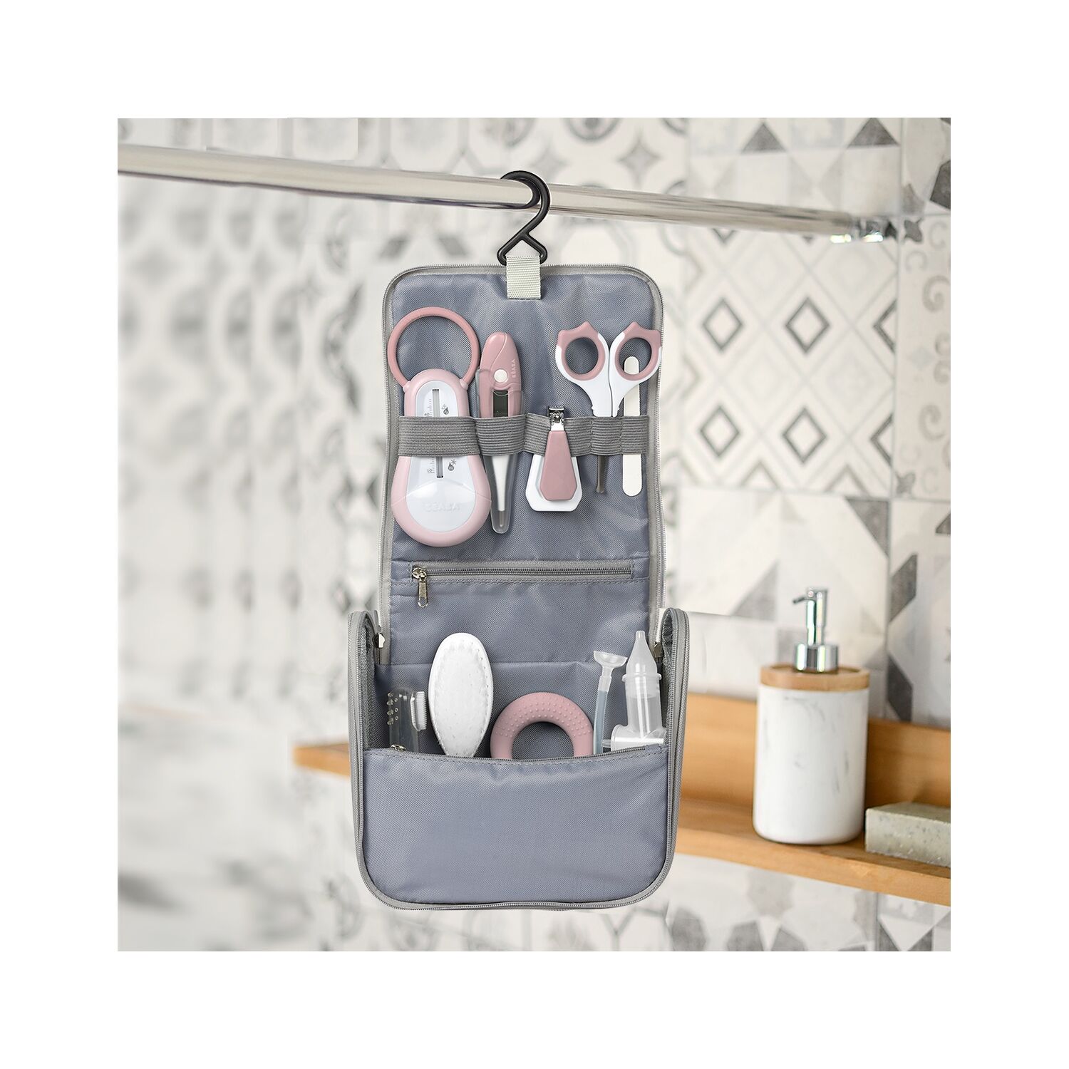 Grooming kit Ариун цэврийн сэт цүнхтэй ягаан