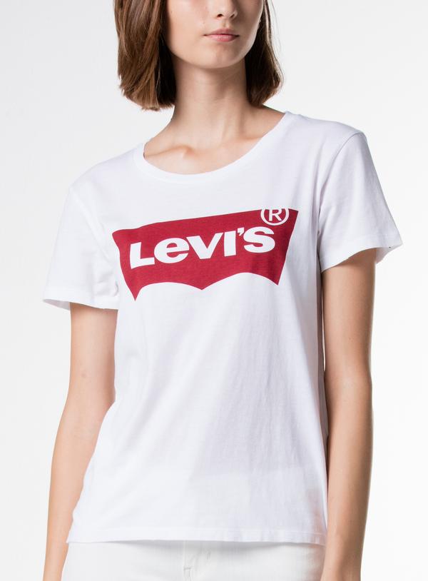 THE PERFECT TEE LARGE BATWING WHITE GRA