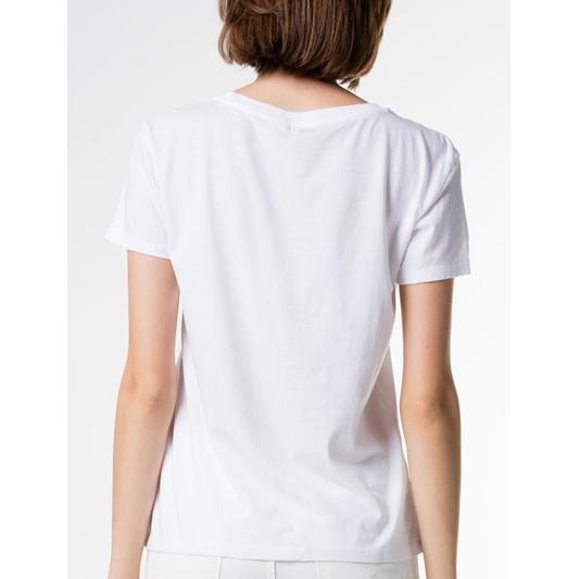 THE PERFECT TEE LARGE BATWING WHITE GRA