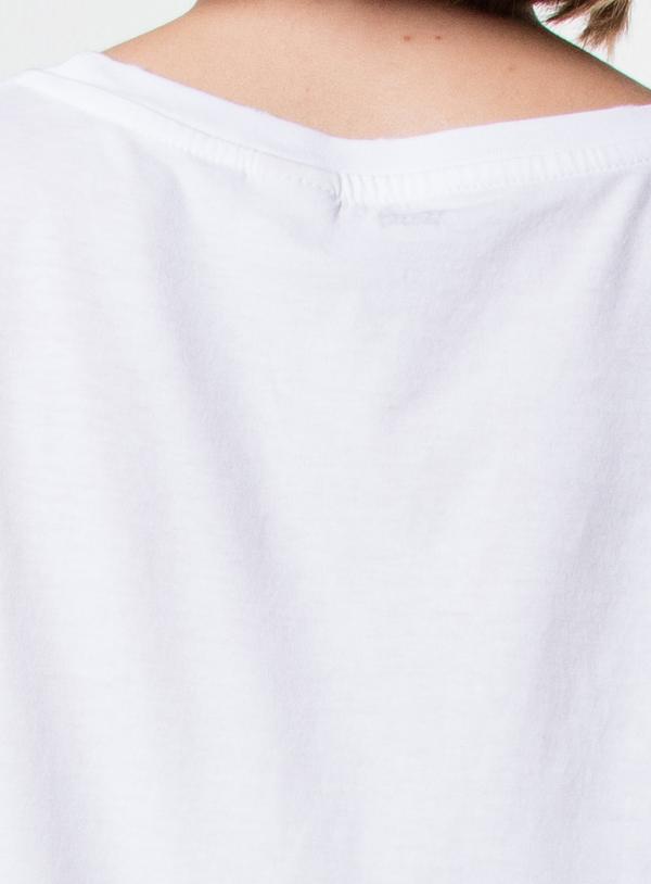 THE PERFECT TEE LARGE BATWING WHITE GRA