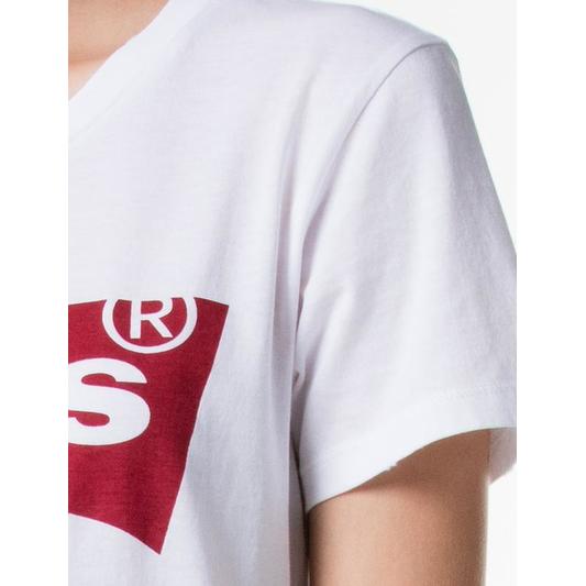 THE PERFECT TEE LARGE BATWING WHITE GRA