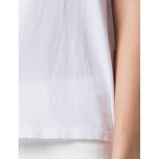 THE PERFECT TEE LARGE BATWING WHITE GRA