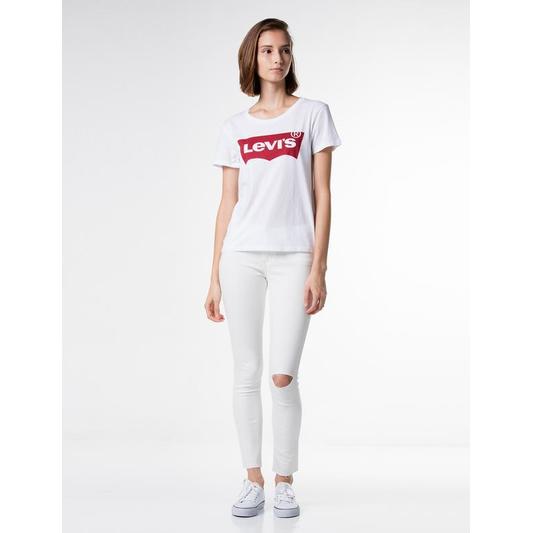 THE PERFECT TEE LARGE BATWING WHITE GRA