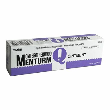 Оми бродерхүүд Ментарм Q крем 1.5%+12%+2%+6% 65гр №1