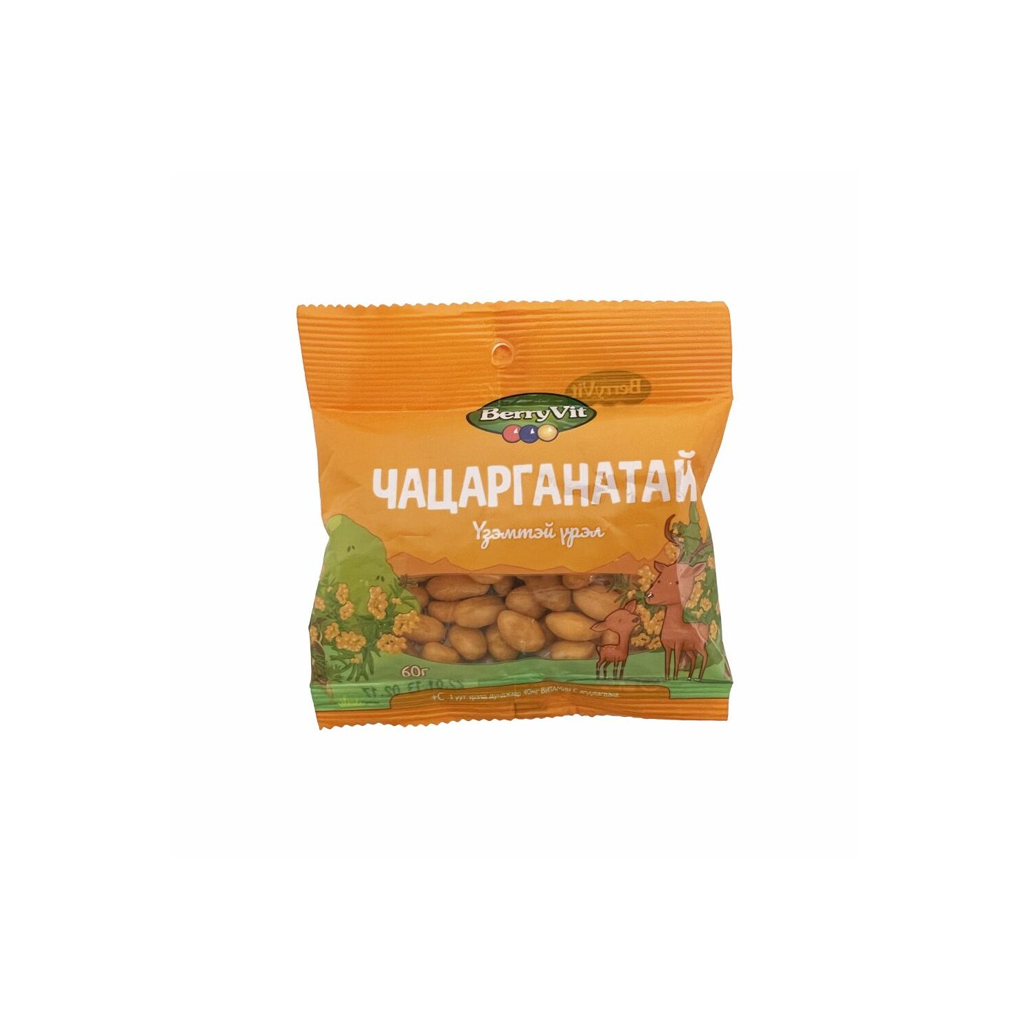 BerryVit Чацарганатай үзэмтэй үрэл 60г №1