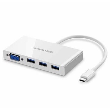 UGREEN Type-C to VGA 3 USB 3.0 HUB 40375