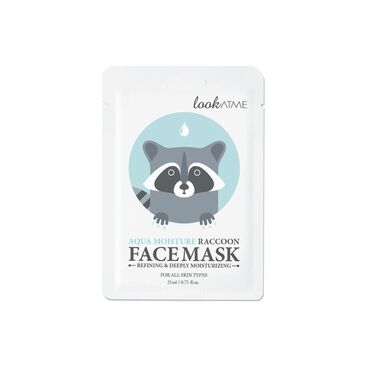 AQUA MOISTURE RACCOON FACE MASK