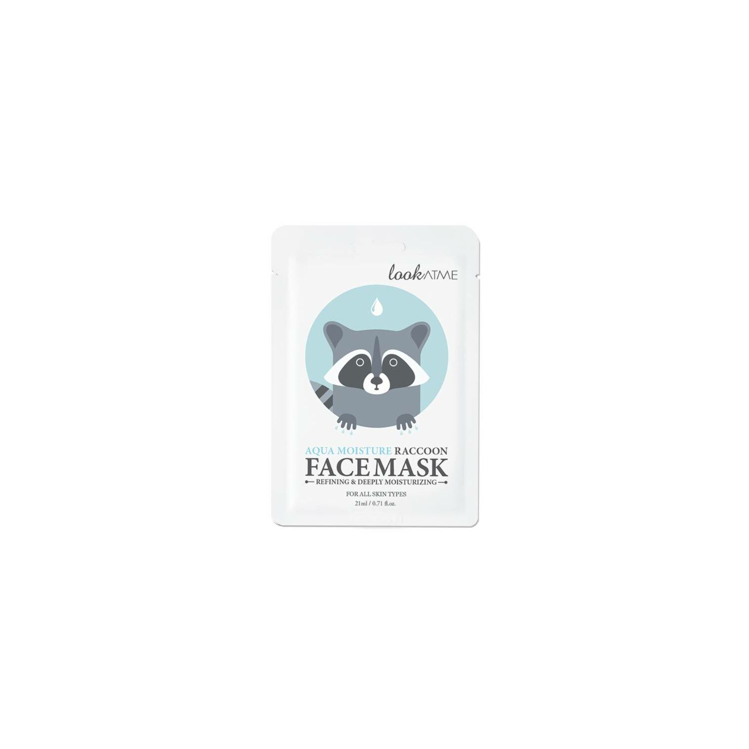 AQUA MOISTURE RACCOON FACE MASK